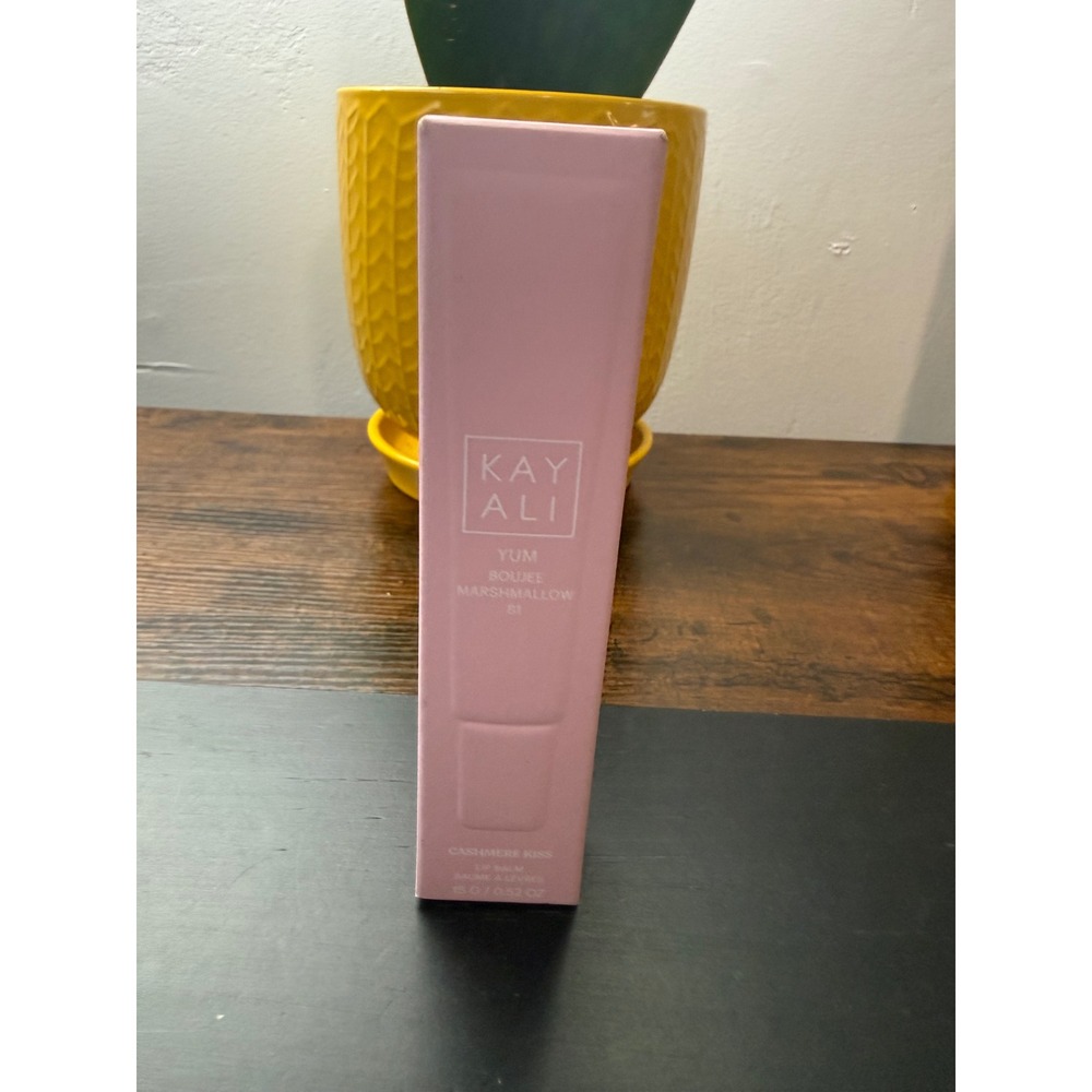 Kayali Yum Boujee Marshmallow 81 Cashmere Kiss Lip Balm 15g new in box